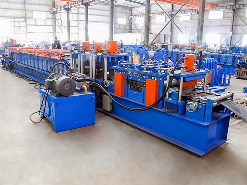 C80-300 نوع تمام اتوماتیک C Purlin Roll Forming Machine